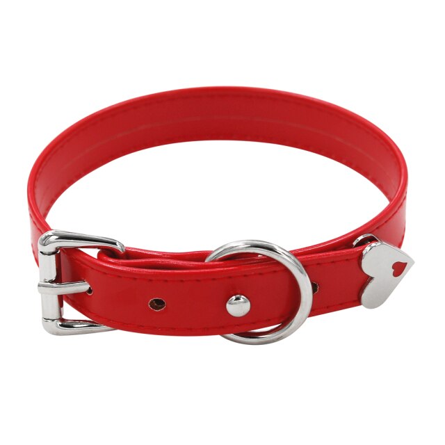 Submissive Leather Choker BDSM DDLG, gallery view 4