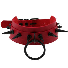Lade das Bild in den Galerie-Viewer, Unterwürfiges Sklavenhalsband (Rote Kollektion)
