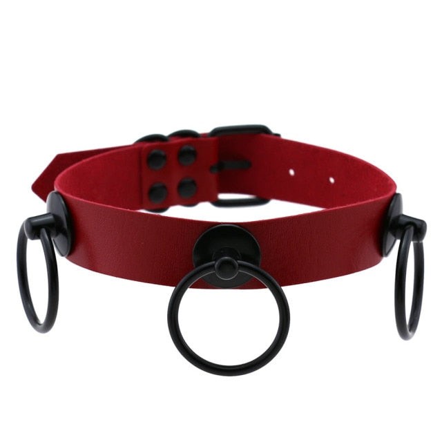 Submissive Slave Collar Choker (Red Collection), gallery view 10