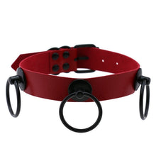 Lade das Bild in den Galerie-Viewer, Unterwürfiges Sklavenhalsband (Rote Kollektion)
