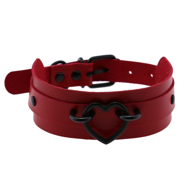 Submissive Slave Collar Choker (Red Collection), gallery view 2
