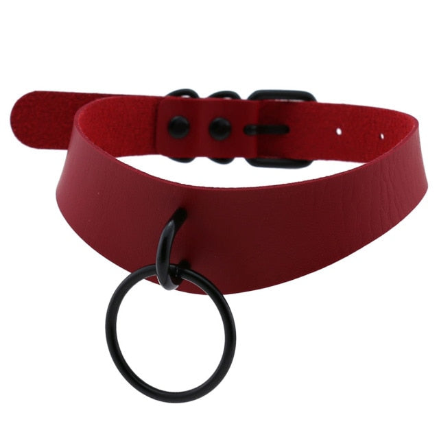 Submissive Slave Collar Choker (Red Collection), gallery view 11