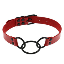 Lade das Bild in den Galerie-Viewer, Unterwürfiges Sklavenhalsband (Rote Kollektion)
