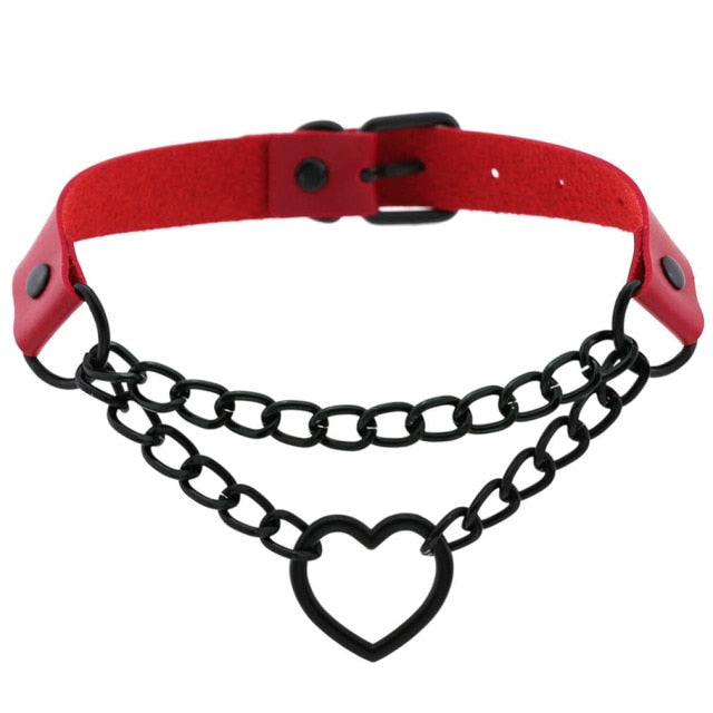 Submissive Slave Collar Choker (Red Collection), gallery view 9