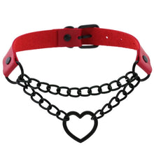 Lade das Bild in den Galerie-Viewer, Unterwürfiges Sklavenhalsband (Rote Kollektion)
