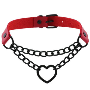 Unterwürfiges Sklavenhalsband (Rote Kollektion)