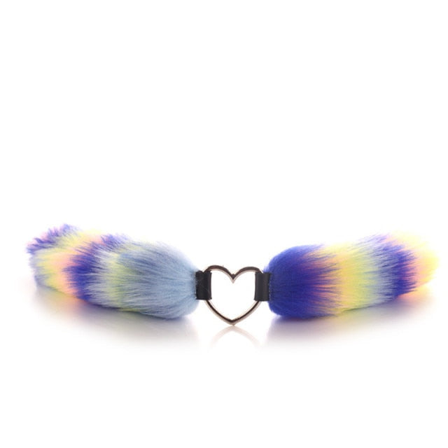 Fluffy Choker Necklace BDSM DDLG, gallery view 7