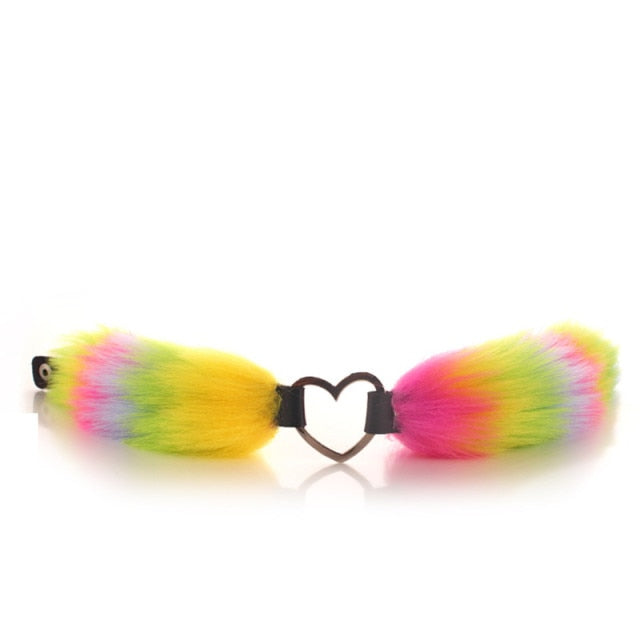 Fluffy Choker Necklace BDSM DDLG, gallery view 5