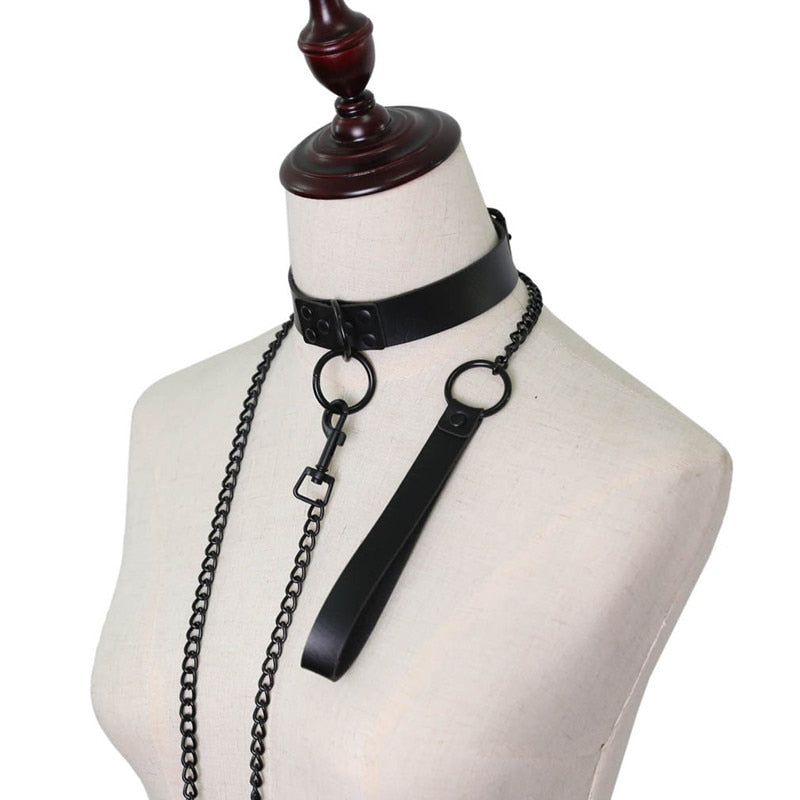 Femdom Punishment Collar BDSM, gallery view 2