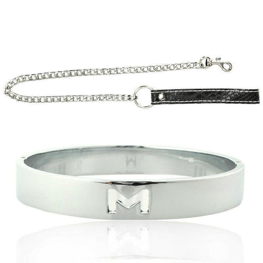 Metal Neck Collar with Leash product view