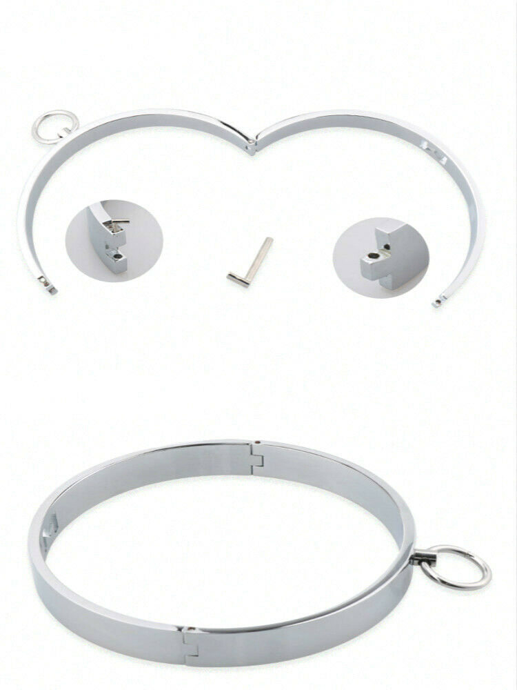 Metal Neck Collar with Leash, gallery view 4