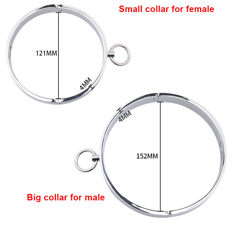Metal Neck Collar with Leash, gallery view 6