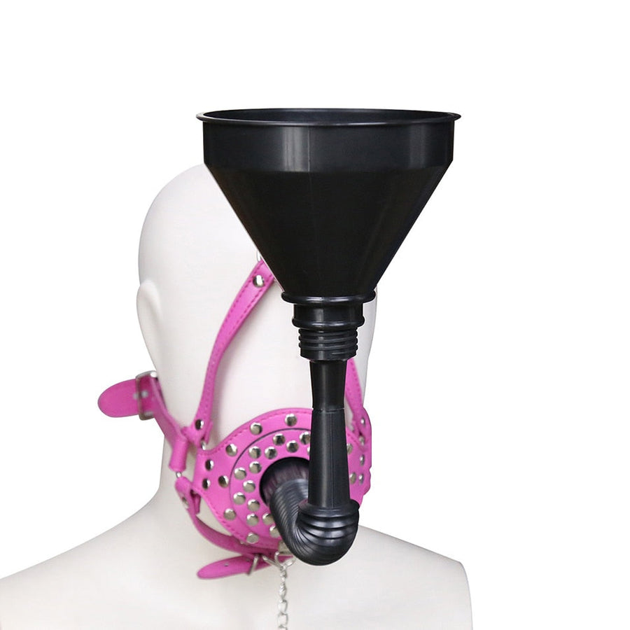 Funnel Toilet Open Mouth Gag Mask, gallery view 3