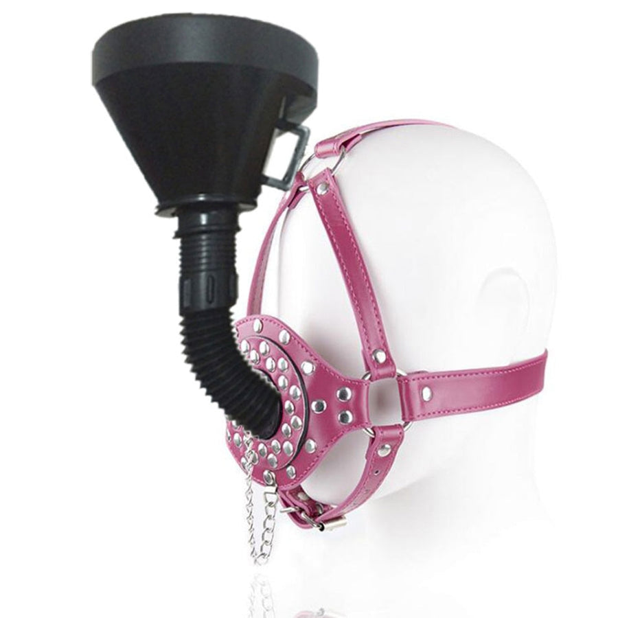 Funnel Toilet Open Mouth Gag Mask, gallery view 4