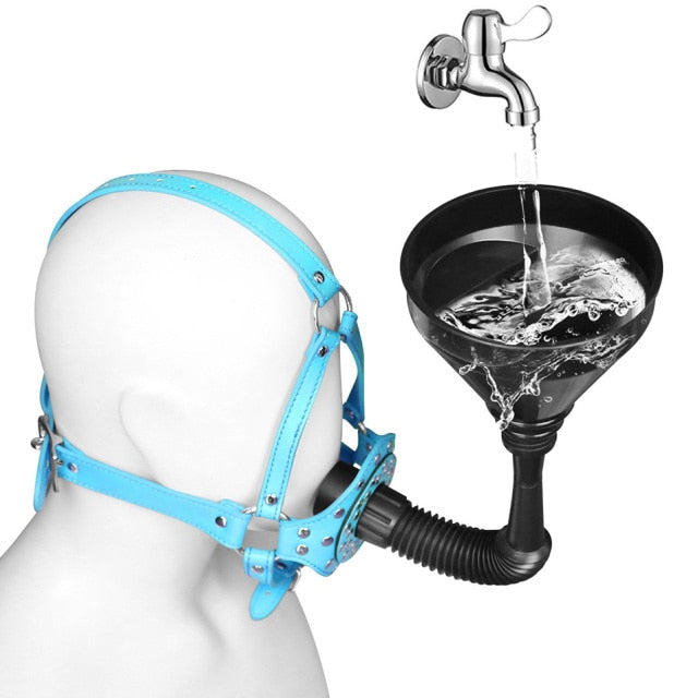 Funnel Toilet Open Mouth Gag Mask, gallery view 2