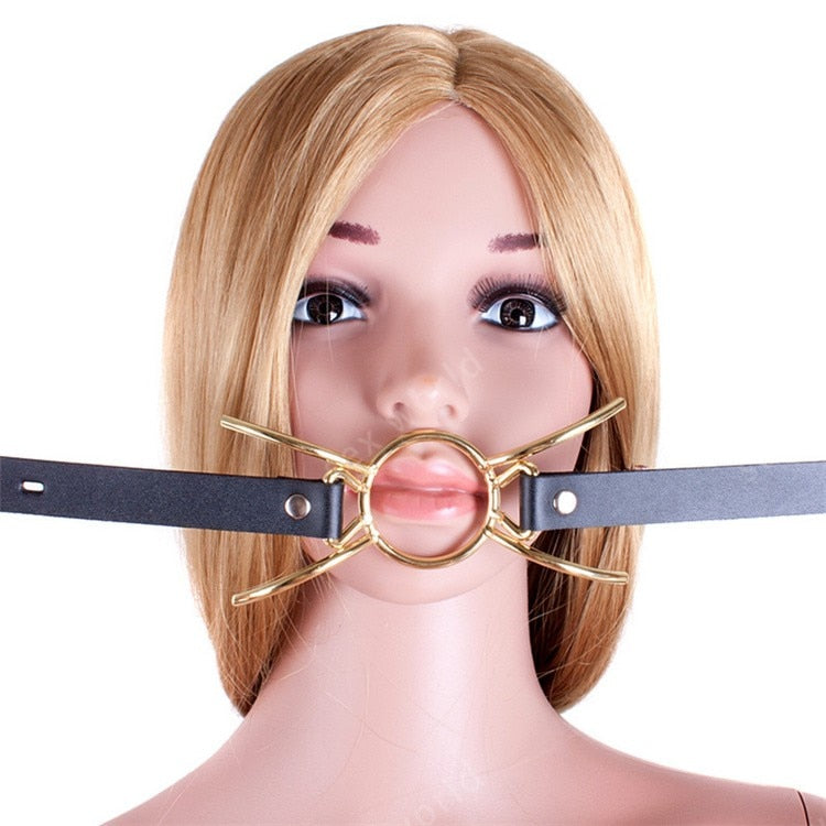O Ring Metal Mouth Gag, gallery view 3