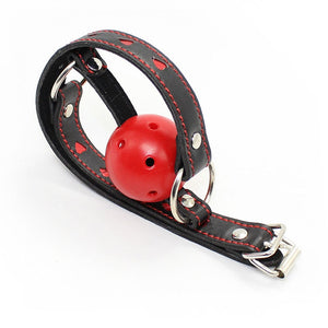 Open Mouth Gag Red Ball