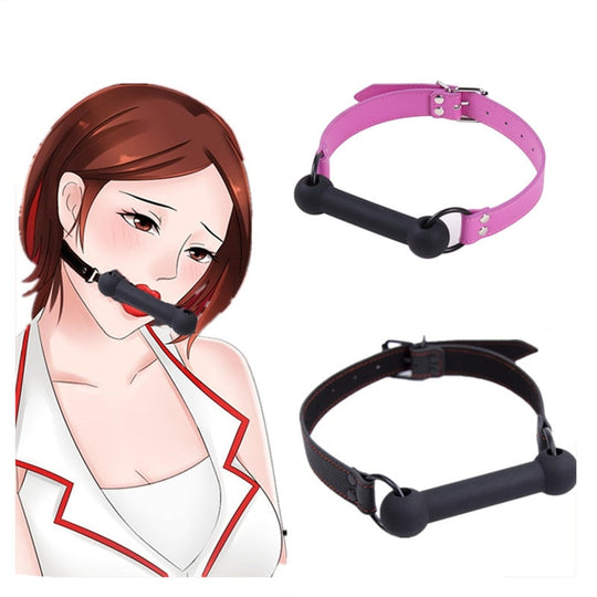 Dog Silicone Bone Ball Gag product view