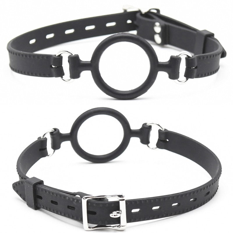 Soft Open Mouth Ring Gag Silicone, gallery view 2