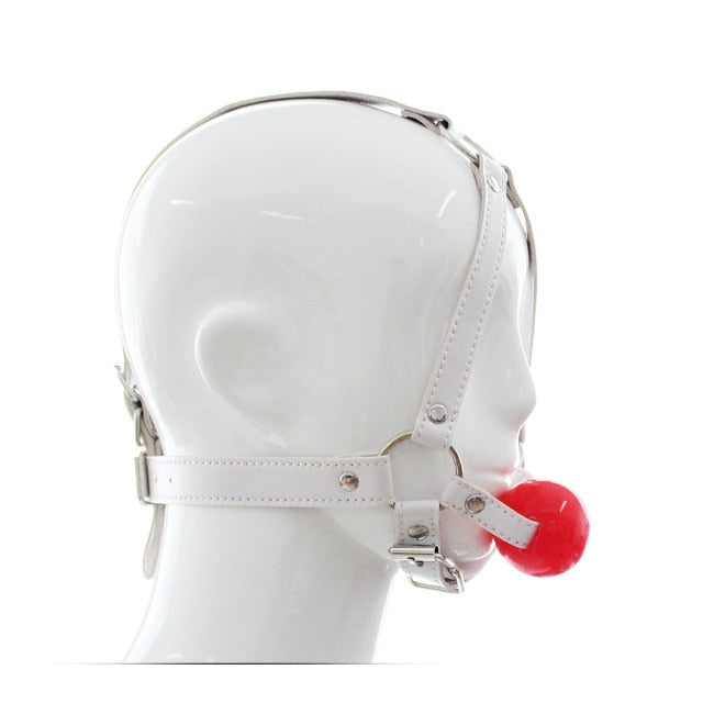 Simple Mouth Ball Gag Harness, gallery view 5