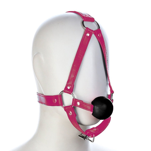Simple Mouth Ball Gag Harness product view