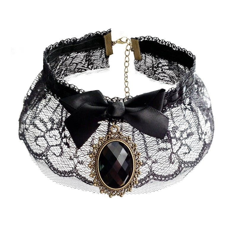 Sissy Lace Choker Necklace product view
