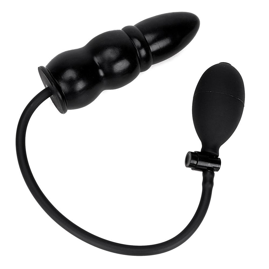 Inflatable Expandable Anal Plug With Pump, gallery view 4