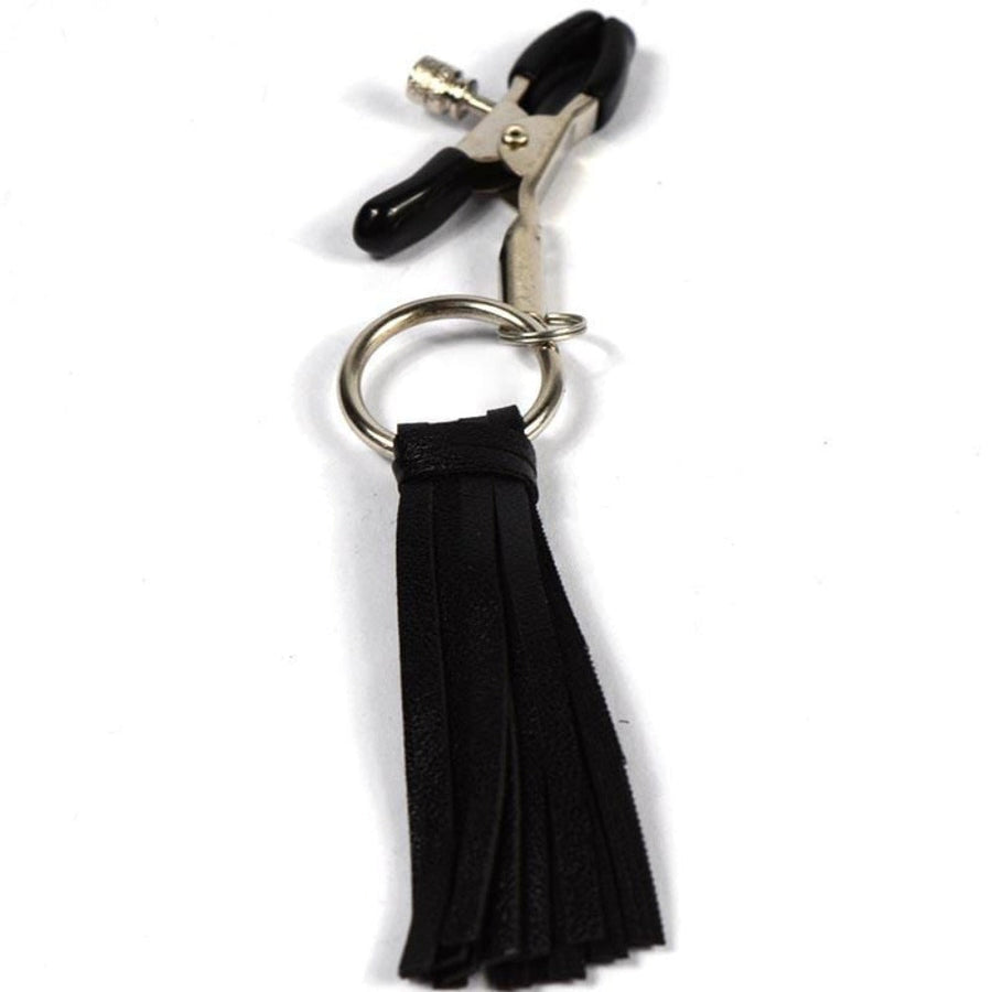 Nipple Clamps With Black Tassel BDSM, gallery view 3