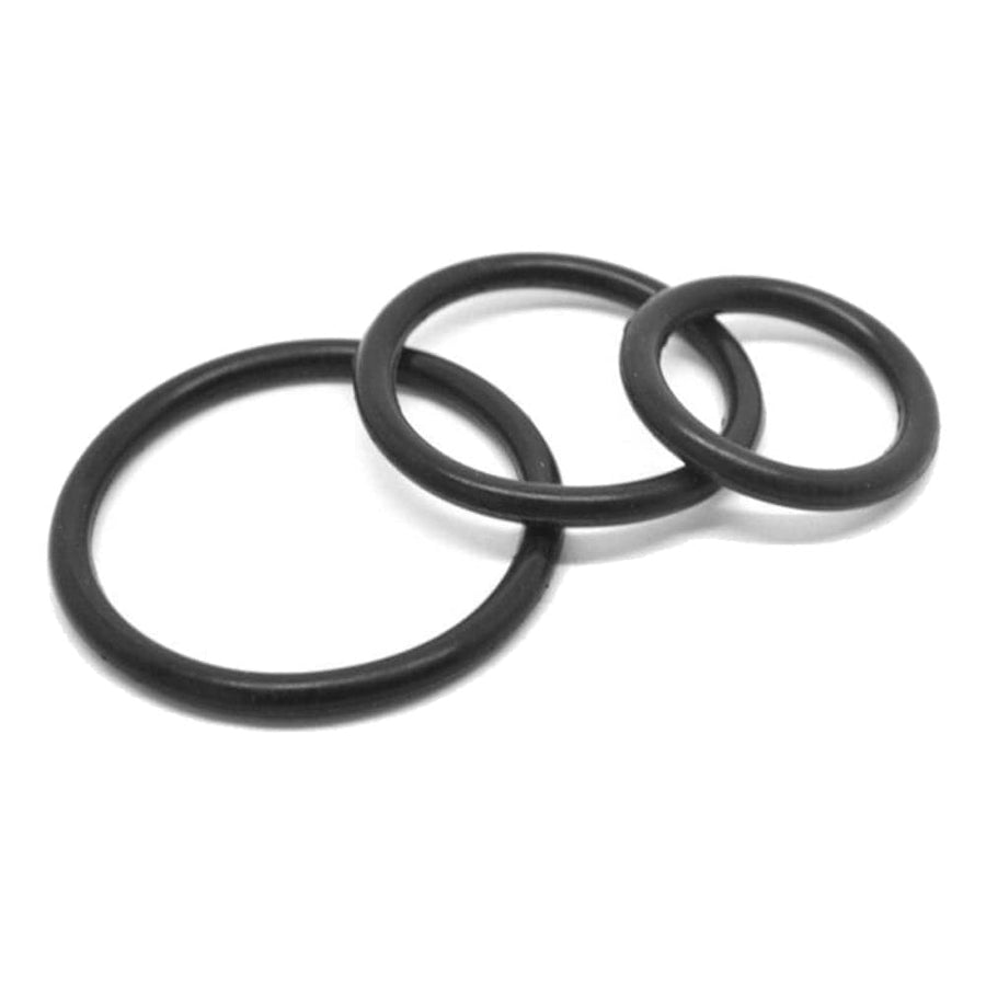 Super Soft Black Cock Ring Set BDSM, gallery view 2