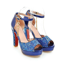 Load image into Gallery viewer, &quot;Shemale Flor&quot; Platform Sandals

