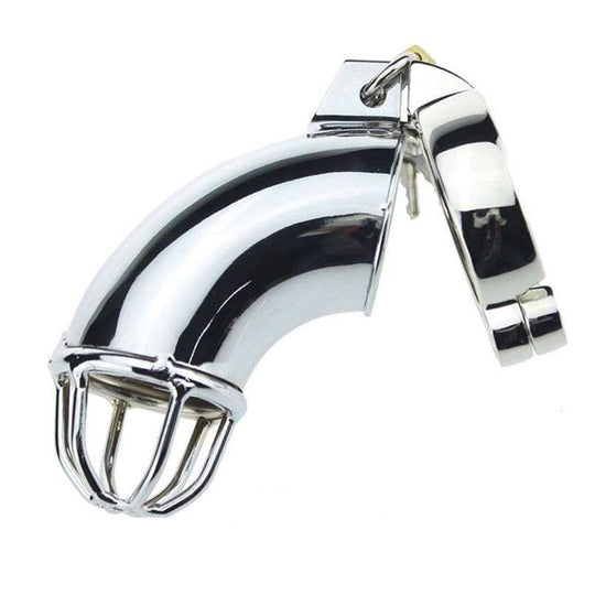 Layla Metal Chastity Device 3.86 inches long product view