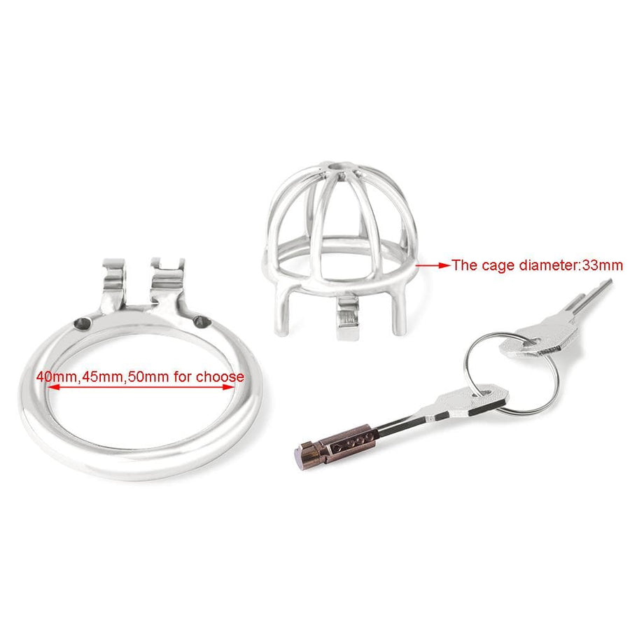 Adalynn Male Chastity Device 1.77 inches long, gallery view 6