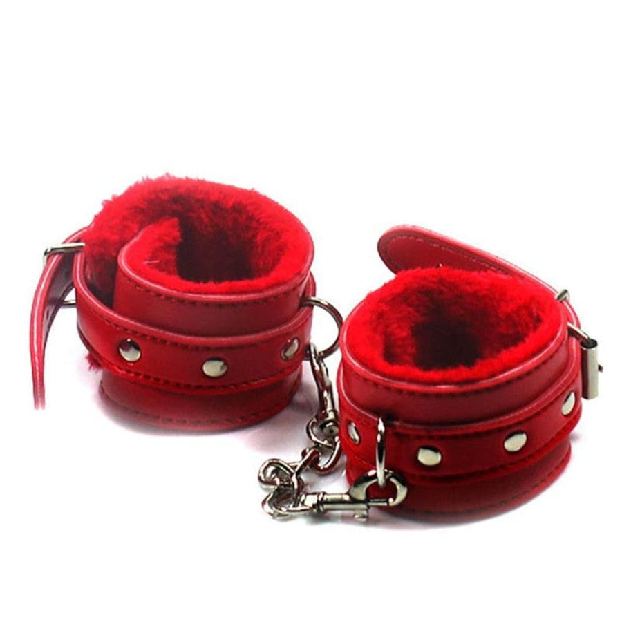 Beginner Friendly Fuzzy Handcuffs BDSM, gallery view 2