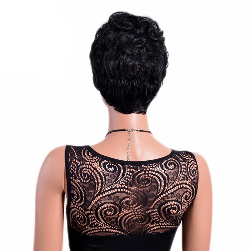 6 Inches Short Curly Wig with Lex, gallery view 3