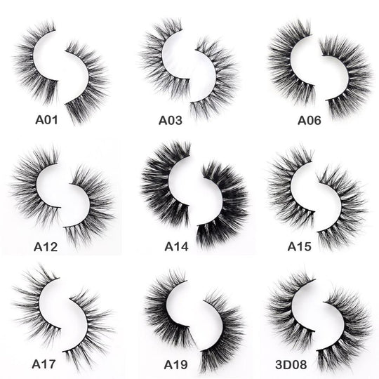 Natural Handmade Mink Eyelashes product view