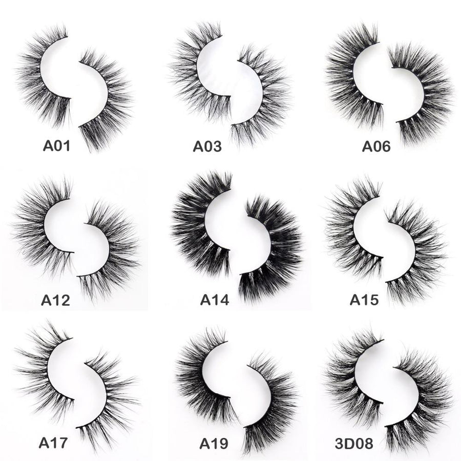 Natural Handmade Mink Eyelashes product view