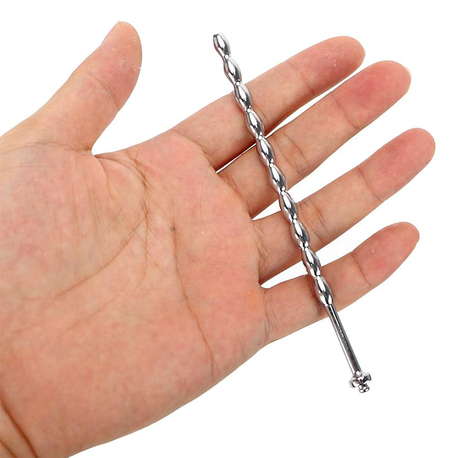 BDSM Stainless Beaded Penis Plug, gallery view 5