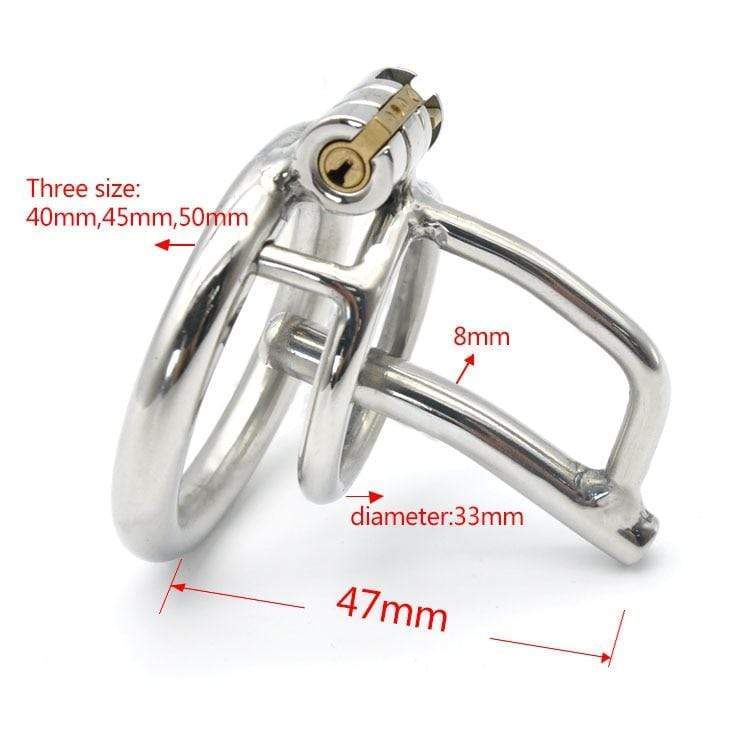 Riley Chastity Device 1.85 inches long, gallery view 6
