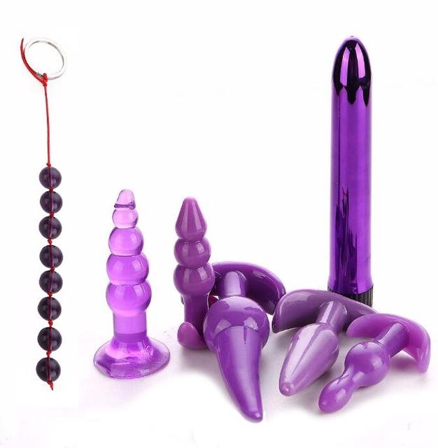 Anal Plug Vibrator Set product view