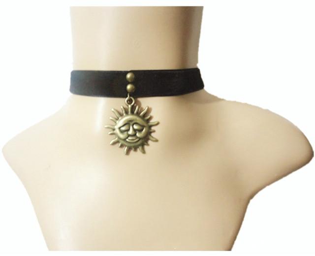 Mister Sun Velvet Choker Collar, gallery view 3