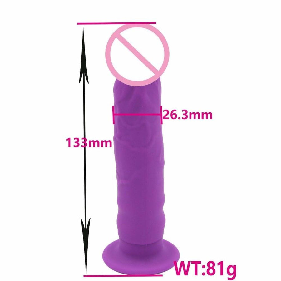 Purple Magic Wand of Pleasure Small Dildo BDSM, gallery view 5