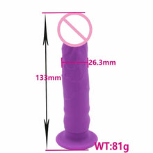 Charger l&#39;image dans la galerie, Baguette magique violette de plaisir Petit gode BDSM
