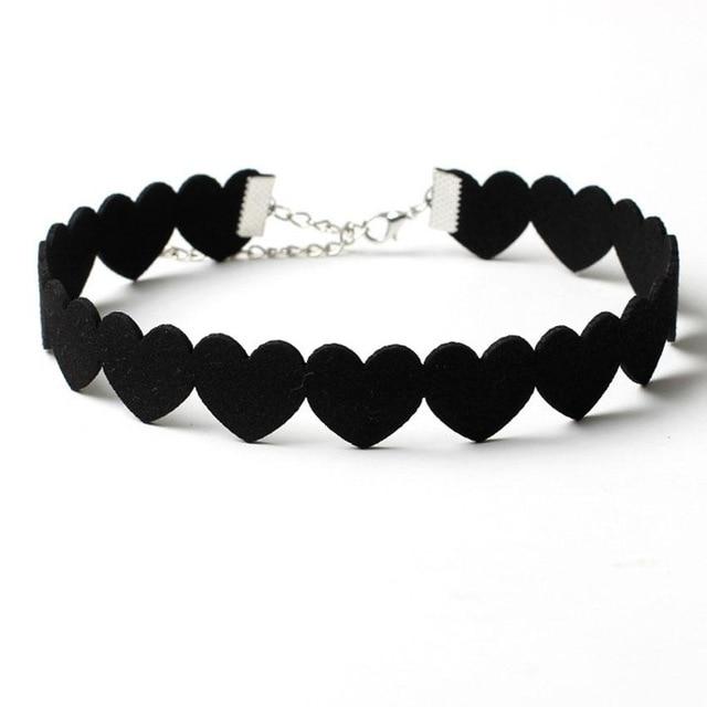 "Sissy Anna" Velvet Heart Choker, gallery view 2