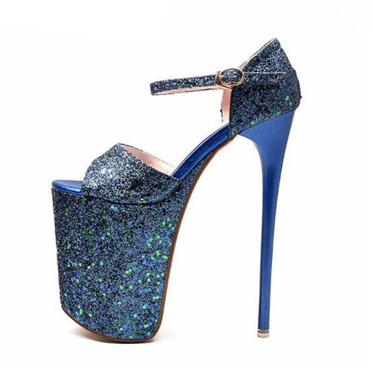 "Shemale Ana" Glitter Pumps product view