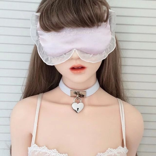 Lockable Choker w/ Heart Shaped Lock, gallery view 3