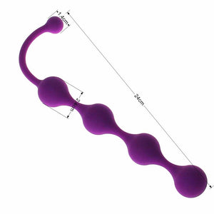 Perles anales pour étirement du sphincter violet