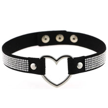 Load image into Gallery viewer, Velvety Rhinestone Choke Collar for Humans
