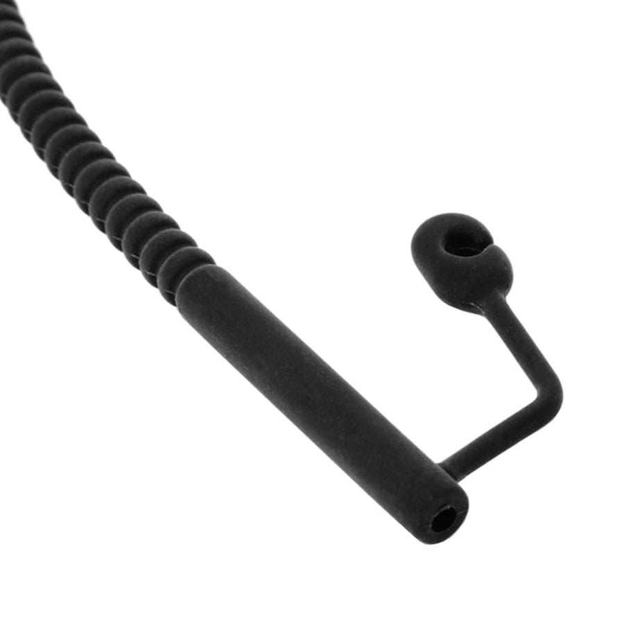 Ribbed Silicone Hollow Urethral Sound Penis Plug BDSM, gallery view 4