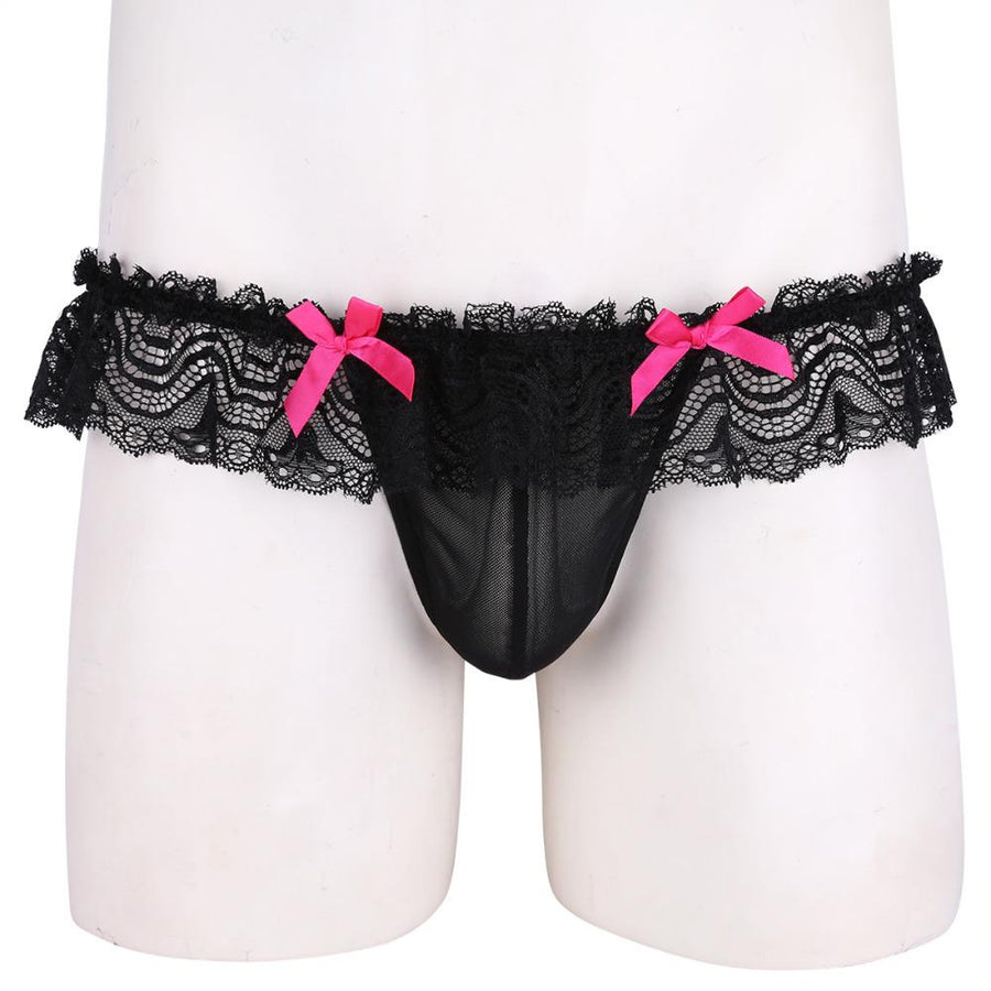 "Sissy Pam" Lace Thong, gallery view 4