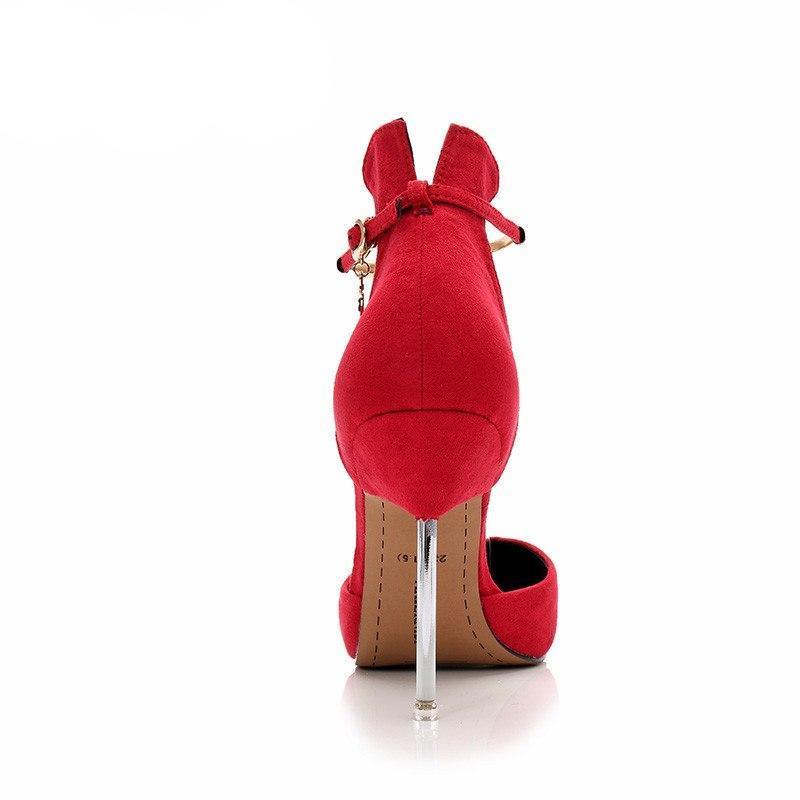 Sissy in Red Suede Pumps, gallery view 4